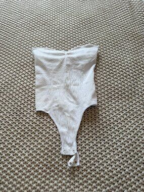 Free People strapless bodysuit